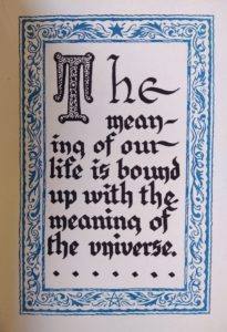 An illustrated quote from 'The Spiritual Life'
