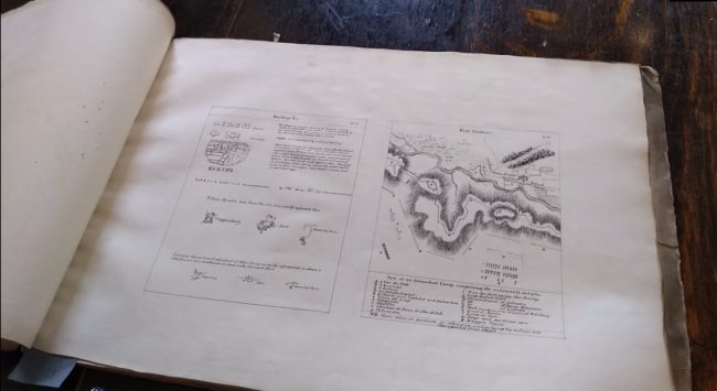 Hand-drawn cartographic elements