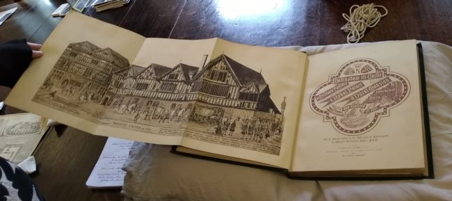 Title page of a book on Nottingham Castle